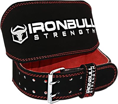 Ceinture d'haltérophilie - ceinture de poids en cuir rembourrée de 6 pouces