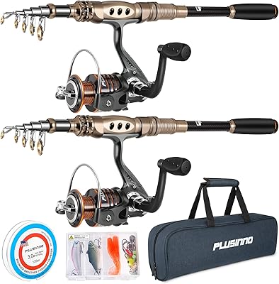 Canne à pêche télescopique et moulinet plusino en fibre de carbone avec moulinet d'eau salée et d'eau douce. DIAYTAR COTE D'IVOIRE est votre boutique en ligne préférée pour tout ce dont vous avez besoin, avec plus de 300 000 références pour satisfaire tous vos besoins. Nous sommes la boutique leader en Côte d'Ivoire, offrant une gamme variée de produits de haute qualité à des prix compétitifs. Notre objectif est de fournir à nos clients une expérience d'achat en ligne inoubliable.