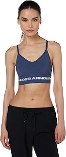 Soutien-gorge de sport taille basse sans couture pour femme - gris, gris averse/blanc