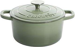 Four hollandais rond en fonte émaillée artisan crock-pot, 3 litres, vert pistache. Chez DIAYTAR COTE D'IVOIRE, nous comprenons l'importance de la facilité et de la rapidité dans vos achats en ligne. C'est pourquoi nous proposons une navigation intuitive sur notre site et des options de paiement flexibles pour que vous puissiez acheter en toute confiance. Avec notre large gamme de produits et notre engagement à vous offrir le meilleur service, DIAYTAR COTE D'IVOIRE est votre destination idéale pour tous vos besoins d'achat en ligne.