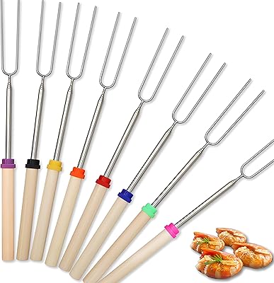 Beauty 8 pièces bâtons de barbecue à la guimauve pour foyer, accessoires de camping pour hot-dog, fourchette télescopique de 32" de long avec sac portable, outils de barbecue intérieur et extérieur. DIAYTAR COTE D'IVOIRE est une boutique en ligne innovante qui propose une expérience d'achat unique et personnalisée, avec plus de 300 000 références de produits à découvrir. La boutique en ligne est facile à naviguer et offre des filtres de recherche pour faciliter vos achats. DIAYTAR COTE D'IVOIRE met également l'accent sur la qualité et l'authenticité des produits proposés.