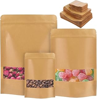 Rostark 50pcs 18 x 26 cm sacs kraft stand up avec fenêtre. DIAYTAR COTE D'IVOIRE est un acteur majeur du commerce électronique en Côte d'Ivoire, garantissant à ses clients une expérience d'achat unique et sécurisée. Avec une présence en ligne significative et un service client efficace, cette boutique en ligne généraliste s'engage à offrir les meilleurs produits et services à ses clients. Elle propose une large sélection de produits à des prix compétitifs.