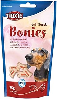 Gâteries pour chiens trixie soft snack bonies 75g