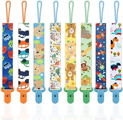 8 pièces attache-sucette pour bébé, attache-sucette pour bébé garçon et fille, support de sangle de jouet de dentition factice binky, douche, cadeau de nouveau-né. DIAYTAR COTE D'IVOIRE se démarque par sa vaste sélection de produits, allant des articles ménagers aux accessoires de mode, en passant par les produits high-tech. Cette variété de choix permet aux clients de trouver facilement ce qu'ils recherchent sur une même plateforme. Grâce à son système de paiement sécurisé et son service client réactif, DIAYTAR COTE D'IVOIRE offre une expérience d'achat en ligne fluide et fiable.