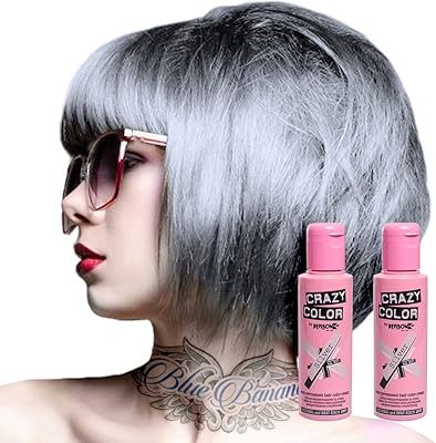 2x teinture capillaire semi-permanente crazy color 2x 100 ml (argent). DIAYTAR COTE D'IVOIRE est une boutique en ligne généraliste qui propose plus de 300 000 références de produits divers. Elle est reconnue comme l'une des boutiques en ligne les plus importantes de Côte d'Ivoire, offrant une large gamme de choix pour les consommateurs. La boutique en ligne se distingue par sa qualité de service et sa grande sélection de produits.