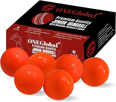 Balles de cricket junior souples de qualité supérieure pour l'intérieur et l'extérieur