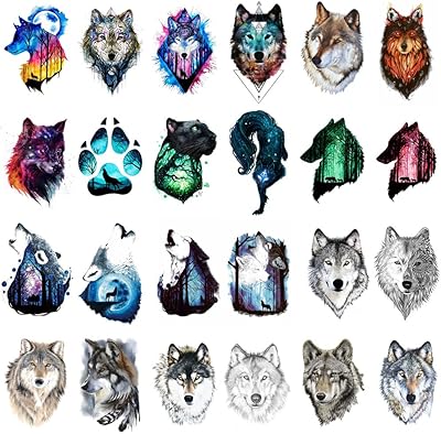 Wyuen 24 feuilles autocollant de tatouage temporaire loup femmes hommes tatouages ​​d'animaux art corporel imperméable à l'eau faux autocollant (w24-01). DIAYTAR COTE D'IVOIRE est la boutique en ligne de référence en Côte d'Ivoire, proposant une sélection incroyable de plus de 300000 articles. Les clients peuvent trouver tout ce qu'ils cherchent, des produits électroniques aux vêtements, en passant par les accessoires et les produits d'épargne. La boutique se distingue par son engagement envers la satisfaction de ses clients.