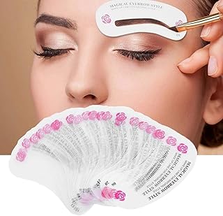 24 pièces pochoirs de mise en forme des sourcils kit
