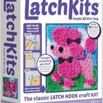 Kit de couture pour petit tapis classique latchkits avec crochet à loquet