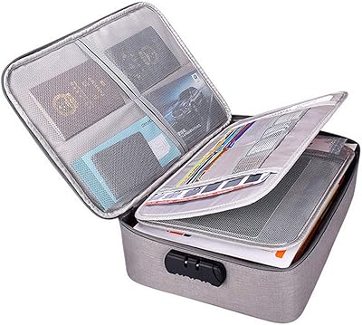 Sac organisateur de documents kejeh oxford avec serrure à code pour macbook