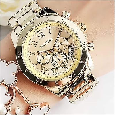 Montres de genève à la mode pour femmes montres en or