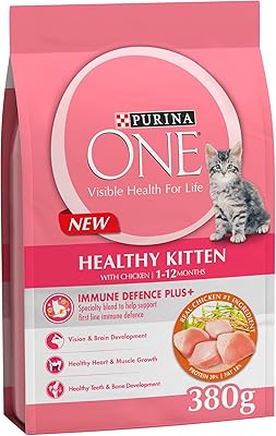 Purina one ® healthy chat au poulet (1-12 mois) 380 g
