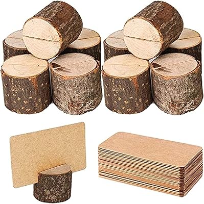 Cataway 10 pièces porte-cartes de table en bois rustique avec 20 cartes en papier kraft porte-numéro de table porte-photo pour la décoration de fête de mariage et l'affichage de photos. En tant que boutique en ligne leader en Côte d'Ivoire, DIAYTAR COTE D'IVOIRE se distingue par sa capacité à innover et à s'adapter aux besoins changeants des consommateurs ivoiriens. Avec des milliers de produits à portée de clic, les clients peuvent profiter d'une expérience de shopping unique et bénéficier de promotions régulières pour économiser de l'argent. La fiabilité de la livraison et la qualité des produits font de DIAYTAR COTE D'IVOIRE la première destination pour ceux qui cherchent à faire du shopping en ligne avec confiance.