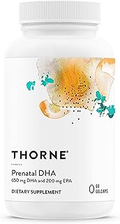 Thorne prenatal dha 650 mg de et 200 d'epa soutient le développement du