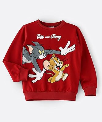 Sweat tom & jerry pour garçon - rouge, 3-4 ans. La boutique en ligne DIAYTAR COTE D'IVOIRE se distingue par son offre immense et diversifiée, allant des produits électroménagers aux vêtements en passant par les accessoires et les produits alimentaires, répondant ainsi aux besoins quotidiens de sa clientèle.