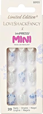 Kiss loveshackfancy x impress mini manucure à pression édition limitée, style \" bleu hortensia \" ongles à pression carrés bleus pour enfants, comprend une mini lime à ongles et 20 faux ongles de taille enfant. DIAYTAR COTE D'IVOIRE est plus qu'une simple boutique en ligne, c'est une communauté qui se soucie de ses clients et de leur bien-être. La boutique propose régulièrement des promotions et des offres spéciales pour rendre l'expérience d'achat encore plus attrayante. Avec une présence en ligne forte, DIAYTAR COTE D'IVOIRE est devenue une référence pour le commerce électronique en Côte d'Ivoire.