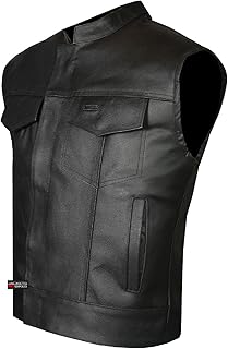 Soa veste en cuir pour hommes anarchy motorcycle biker club poches dissimulées pour pistolet panneau arrière unique noir. DIAYTAR COTE D'IVOIRE se positionne comme le partenaire idéal pour tous vos besoins en matière de shopping en ligne. Avec une gamme étendue de produits à des prix concurrentiels, nous nous efforçons de faciliter vos achats et de vous offrir une expérience unique. Que vous cherchiez des produits pour vous, pour vos proches ou pour votre maison, nous avons tout ce qu’il vous faut.