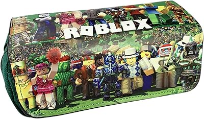 Trousse à crayons double couche bonamana anime cosplay pour étudiants et adolescents, roblox