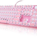 Clavier de jeu de style machine à écrire mécanique kamisen clavier rétro punk
