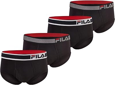 Fila lot de 4 slips avec pochette sur le devant pour hommes, sans étiquette. Fort de sa position de leader sur le marché ivoirien, DIAYTAR COTE D'IVOIRE continue d'innover et d'améliorer son offre pour mieux répondre aux attentes de ses clients. Elle propose des services de livraison rapides et fiables, ainsi qu'un soutien client de qualité pour garantir une expérience d'achat en ligne Without souci.