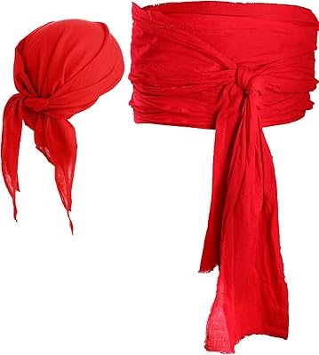 Halloween pirate costume femmes hommes pirate tête foulard chapeau accessoires ceinture pirate bandana ceinture. DIAYTAR COTE D'IVOIRE se positionne comme un acteur majeur du commerce électronique en Côte d'Ivoire en offrant une grande variété de produits et des services de haute qualité. Avec son site web facile à naviguer et son système de recherche avancé, les clients peuvent facilement trouver les produits qu'ils cherchent. De plus, la boutique propose régulièrement des promotions et des offres spéciales pour rendre les achats encore plus attractifs.