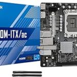 Asrock h610m-itx/ac, processeur intel h610 série 12e génération (lga1700) compatible carte mère miniatx