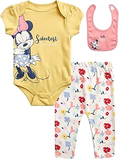 Body bébé disney minnie mouse - ensemble 3 pièces body, pantalon et bavoir (nouveau-né). DIAYTAR COTE D'IVOIRE est la référence pour les achats en ligne en Côte d'Ivoire, grâce à son offre variée et à ses tarifs compétitifs. Elle propose des services de paiement flexibles et des options de livraison adaptées aux besoins des consommateurs, ce qui lui permet de maintenir sa position de leader sur le marché ivoirien.