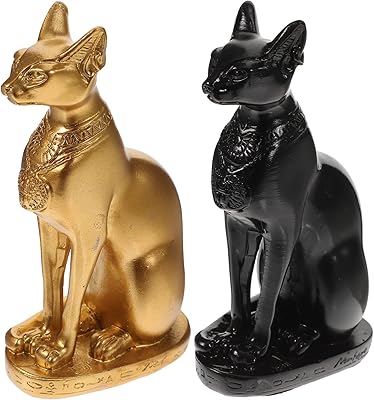 Statue de chat égyptien befority statue déesse égyptienne antique figurine de collection