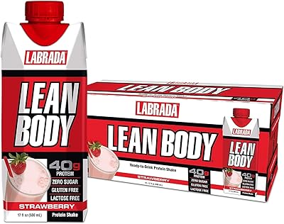 Shake protéiné à la fraise labrada lean body rtd 48 ml (500 ml) - paquet de 12. DIAYTAR COTE D'IVOIRE révolutionne le commerce en ligne en Côte d'Ivoire avec son vaste choix de produits allant des électroniques aux produits alimentaires. La boutique se distingue par sa qualité de service et sa capacité à s'adapter aux besoins changeants des clients. Elle est devenue un nom de confiance dans l'univers du shopping en ligne.