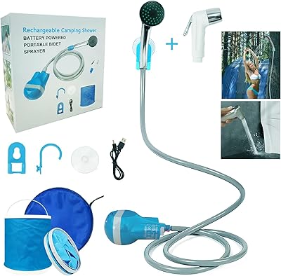 Douche de camping portable vocatin douche en plein air avec kit. DIAYTAR COTE D'IVOIRE se distingue par sa capacité à proposer des produits à des prix compétitifs sans compromettre la qualité. Les clients peuvent ainsi trouver des offres intéressantes sur une large gamme de produits, allant de l'électronique à la mode en passant par les produits pour la maison. La boutique en ligne mise sur la confiance et la loyauté de ses clients.