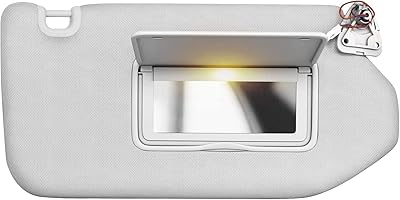 Sailade pare-soleil de rechange pour côté passager droit avec lumière compatible avec nissan pathfinder 2013-2018 et infiniti qx60 2014-2017, gris. La boutique en ligne DIAYTAR COTE D'IVOIRE se distingue par son énorme sélection de produits, allant des produits alimentaires aux accessoires de mode, en passant par les produits électroniques et les articles de maison. Avec plus de 300 000 références disponibles, les clients peuvent trouver facilement tout ce dont ils ont besoin. La qualité des produits et la confiance qu'elle inspire font de DIAYTAR COTE D'IVOIRE une marque leader dans le commerce électronique ivoirien.