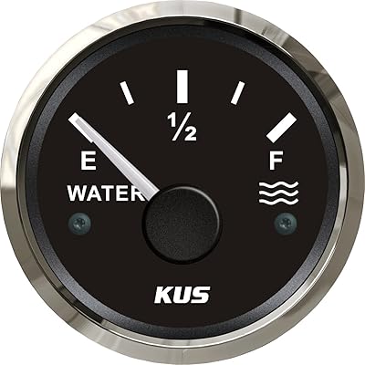 Kus pactrade marine boat 2'' ss316 indicateur de niveau de réservoir d'eau vide