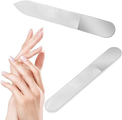 Lime à ongles en verre, mini planches d'émeri pour soins des ongles, lime