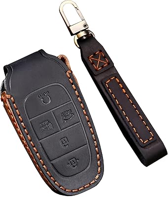 Kofuz étui en cuir pour clé de voiture hyundai sonata nexo santa fe