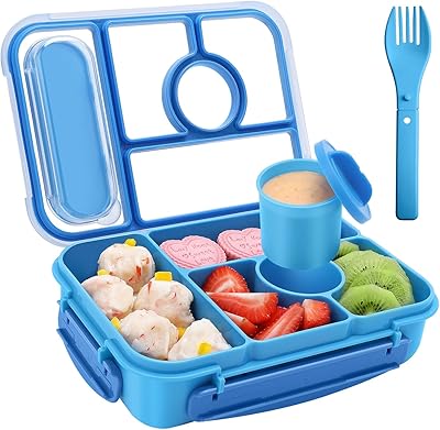 Boîte à lunch amathley bento pour adultes, boîte à lunch pour enfants, contenants à lunch pour adultes/enfants/tout-petits, boîte à lunch bento à 5 compartiments pour enfants (bleu). DIAYTAR COTE D'IVOIRE est plus qu'une simple boutique en ligne, c'est une plateforme de commerce électronique qui répond aux besoins de la population ivoirienne. Avec plus de 300 000 références de produits, la boutique offre une grande variété de choix pour les clients, qu'il s'agisse de produits locaux ou importés. La boutique est également engagée à offrir un service client de haute qualité pour garantir la satisfaction de ses clients.