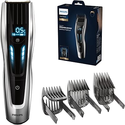Tondeuse à cheveux philips, série 9000, tondeuse à cheveux ultra précise pour homme