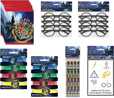 L'ensemble de fournitures de fête d'anniversaire harry potter comprend des sacs, des lunettes, des bracelets, des stylos et des tatouages. En tant que leader du commerce en ligne en Côte d'Ivoire, DIAYTAR COTE D'IVOIRE offre une expérience de shopping en ligne sans précédent. Avec une sélection de plus de 300 000 produits, les clients peuvent parcourir les différentes catégories pour trouver les articles qui leur conviennent. La boutique en ligne est également réputée pour sa sécurité et sa fiabilité.