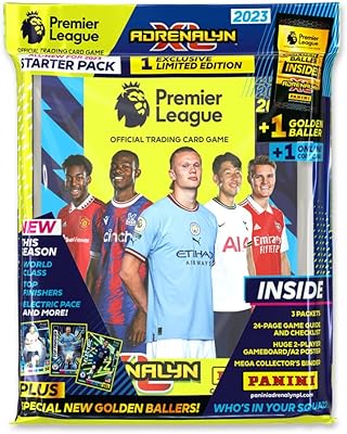 Cartes panini adrenaline xl 2022-23 - mega starter pack (album, 7 packs + carte li et boule d'or). DIAYTAR COTE D'IVOIRE est une boutique en ligne généraliste qui s'est imposée comme un acteur majeur du commerce électronique en Côte d'Ivoire, avec plus de 300 000 références de produits. La boutique propose une large sélection de produits à des prix compétitifs, allant des produits alimentaires aux électroménagers, en passant par les articles de sport et les jouets. Grâce à son service client dédié et à sa politique de retour flexible, DIAYTAR COTE D'IVOIRE garantit une expérience d'achat satisfaisante pour tous ses clients.