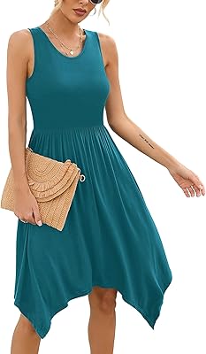 Robe débardeur d'été pour femmes, décontractée, sans manches, col rond, fluide, plissée, avec poches. DIAYTAR COTE D'IVOIRE, boutique en ligne généraliste avec plus de 300000 références, offre une large gamme de produits pour répondre à tous les besoins. Elle se positionne comme leader en Côte d'Ivoire grâce à sa sélection unique et à ses prix compétitifs. Avec une équipe dédiée, DIAYTAR assure une livraison rapide et sécurisée à travers tout le pays.