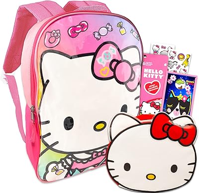 Sac à dos avec boîte à lunch - bundle avec sac à dos hello kitty de 15", sac à lunch, autocollants, plus | sac à dos hello kitty pour l'école. DIAYTAR COTE D'IVOIRE est la boutique en ligne idéale pour ceux qui recherchent des produits de haute qualité à des prix abordables. Avec une équipe de professionnels dédiés à fournir le meilleur service client, vous pouvez être sûr d'avoir une expérience d'achat en ligne sans problème. La boutique en ligne DIAYTAR COTE D'IVOIRE est la référence pour le shopping en Cote d'Ivoire.