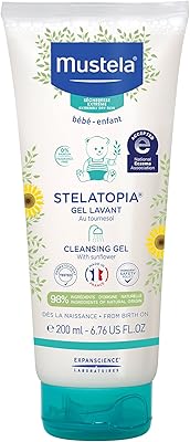 Mustela stelatopia gel nettoyant peaux sujettes à l'eczéma - nettoyant visage et corps