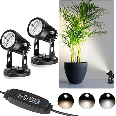 Ensemble d'éclairage d'intérieur à led à intensité variable, 2 pièces, avec minuterie, lumière