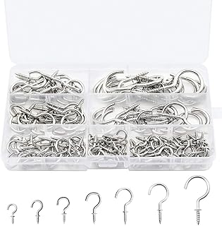 Schaefer 150 pièces crochets à vis, crochets de plafond en métal pour suspendre tasses, clés, serviettes, vêtements, ustensiles de cuisine, 7 tailles. DIAYTAR COTE D'IVOIRE, la boutique en ligne leader en Cote d'Ivoire, met à disposition de ses clients une gamme impressionnante de plus de 300000 produits. Cette boutique généraliste en ligne propose des produits de haute qualité à des prix compétitifs, ce qui en fait la destination préférée des consommateurs ivoiriens pour faire leurs achats en ligne.