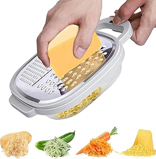 Râpe à fromage avec bol, coupe-légumes de cuisine en acier inoxydable avec couvercle et récipient de rangement amovible, pour parmesan, légumes et gingembre. DIAYTAR COTE D'IVOIRE, boutique en ligne généraliste avec plus de 300000 references, est la destination idéale pour tous vos besoins en ligne. Avec une large gamme de produits, cette boutique leader en Cote d'Ivoire offre une expérience de shopping unique et pratique. Vous pouvez trouver tout ce dont vous avez besoin en un seul endroit.