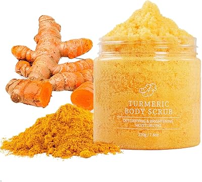 Crème exfoliante pour le corps au curcuma - 220 g gommage naturel au curcuma pour adoucir et hydrater la peau crème de soin pour le corps. DIAYTAR COTE D'IVOIRE c'est votre boutique en ligne idéale pour tout ce dont vous avez besoin. Avec plus de 300 000 références, vous trouverez facilement le produit qui convient à vos besoins et à votre budget. La boutique est conçue pour offrir une expérience de navigation intuitive et facile.