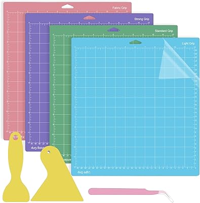 Tapis de découpe de remplacement antidérapant durable, paquet de 4 tapis de découpe adhésifs pour explore onewire 2 et makerwire 2 et tapis de découpe (forte adhérence, poignée en tissu) pour les travaux manuels silhouette cameo vinny. 12 x 12 pouces. DIAYTAR COTE D'IVOIRE se positionne comme la destination idéale pour les achats en ligne en Cote d'Ivoire, grâce à sa sélection impressionnante de plus de 300000 références. La boutique en ligne généraliste s'efforce de maintenir une approche client-centrée, avec un service client attentif et des délais de livraison rapides. Les clients peuvent explorer différentes catégories de produits, des produits alimentaires aux produits de beauté et bien plus encore.