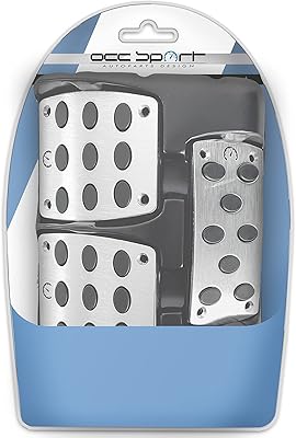 Occ motor sport kit de pédales de voiture manuelles 3 pièces universelles occped001