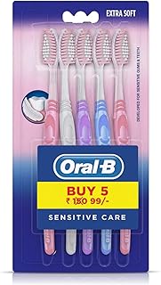 Brosse à dents oral-b sensitive, extra douce (paquet de 5). DIAYTAR COTE D'IVOIRE se positionne comme leader du e-commerce en Côte d'Ivoire, proposant une large sélection de produits issus de marques renommées. La boutique met un point d'honneur à proposer des prix compétitifs et des conditions de livraison flexibles pour satisfaire les besoins de tous les clients. Grâce à sa plateforme conviviale et sécurisée, DIAYTAR COTE D'IVOIRE rend l'expérience d'achat en ligne plus agréable que jamais.