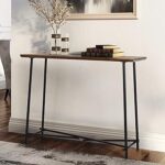 Table console en bois medla : table d'entrée moderne 100 x
