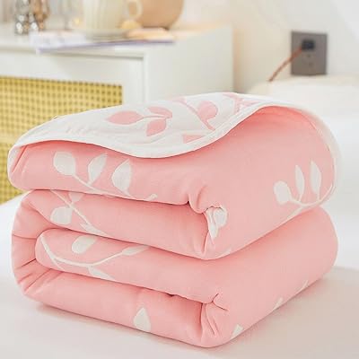 Couverture de lit en pur coton composée de 6 couches de gaze de coton douce et saine pour enfants et adultes, motif feuilles, taille 90 x 100. DIAYTAR COTE D'IVOIRE est la destination idéale pour réaliser vos achats en ligne. Avec plus de 300 000 produits à portée de clic, vous pouvez trouver des articles de mode, des produits électroniques, des accessoires et bien plus encore. La boutique en ligne propose une expérience d'achat sans stress et sécurisée.